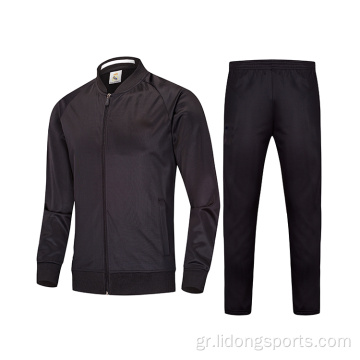 Mens Sport Jogging Tracksuits Ρύθμιση απλού ποδοσφαίρου ποδοσφαίρου